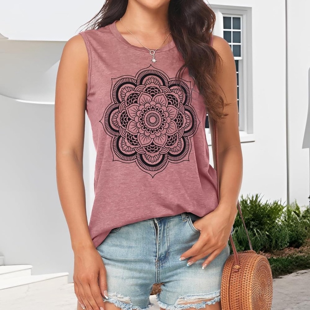 Flower tank top new
